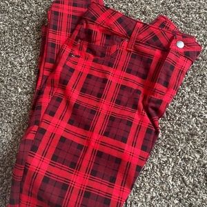 Red and Black dress pants